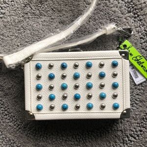 Sam Edelman Shayna Hard-case White Crossbody Bag